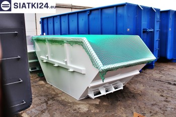 Siatki Siemianowice Śląskie - Siatka przykrywająca na kontener - zabezpieczenie przewożonych ładunków dla terenów Siemianowic Śląskich